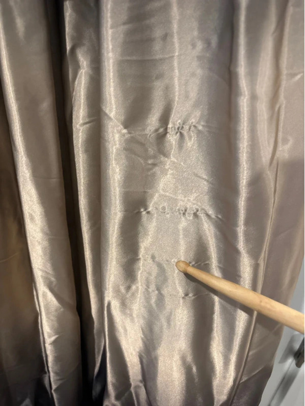 Long Satin Ombre Dress - Picture 9 of 13